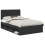 Berkfield Bed Frame with Headboard Black 120 x 200 cm Solid Pine Wood 2