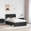 Berkfield Bed Frame with Headboard Black 120 x 200 cm Solid Pine Wood 3