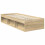 Berkfield Bed Frame with Headboard Sonoma Oak 75 x 190 cm Solid Pine Wood 5