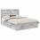 Berkfield Storage Bed Concrete Grey 150 x 200 cm Engineered Wood 2