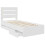 Berkfield Bed Frame with Drawer White 75 x 190 cm Engineer Wood 5