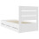 Berkfield Bed Frame with Drawer White 75 x 190 cm Engineer Wood 6