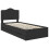 Berkfield Bed Frame with Drawer Black 75 x 190 cm Engineer Wood 4