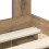 Berkfield Bed Frame Artisian Oak 75 x 190 cm Solid Pine Wood 6