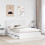 Berkfield Bed Frame with Drawer White 150 x 200 cm Engineer Wood 3