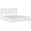 Berkfield Bed Frame with Drawer White 180 x 200 cm Engineered Wood 4
