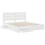 Berkfield Bed Frame with Drawer White 180 x 200 cm Engineered Wood 5