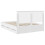 Berkfield Bed Frame with Drawer White 150 x 200 cm Engineer Wood 6