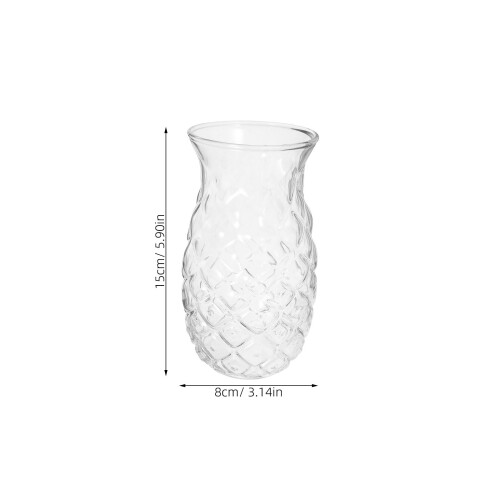2Ensembles Ananas En Verre Transparent Pour Usage 1