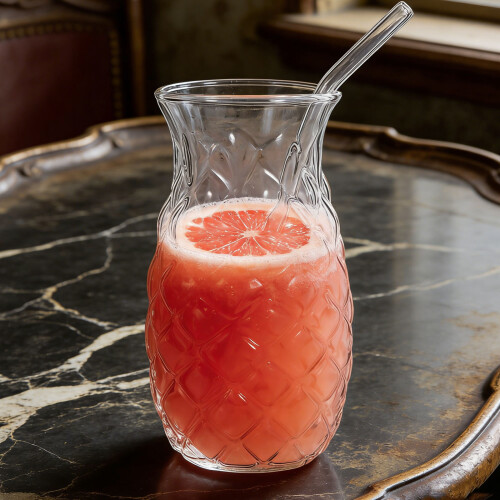 2Ensembles Ananas En Verre Transparent Pour Usage 2