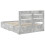 Berkfield Bed Frame Concrete Grey 140 x 200 cm Engineered Wood 6