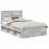 Berkfield Bed Frame with Headboard Concerte 120 x 190 cm Solid Pine Wood 2