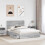 Berkfield Storage Bed Grey Sonoma 150 x 200 cm Engineered Wood 3