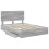 Berkfield Storage Bed Grey Sonoma 150 x 200 cm Engineered Wood 5