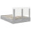 Berkfield Storage Bed Grey Sonoma 150 x 200 cm Engineered Wood 6