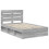Berkfield Bed Frame Grey Sonoma 120 x 190 cm Solid Pine Wood 4