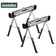 Metabo Trestles Saw Horse Adjustable Steel Folding Twin Pack Max 1180kg MAB 82