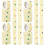 16Sheets Light Yellow Self-Adhesive Name Stickers for Home and School 4