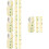 16Sheets Light Yellow Self-Adhesive Name Stickers for Home and School 6