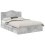 Berkfield Storage Bed Concrete Grey 150 x 200 cm Engineered Wood 2