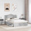 Berkfield Storage Bed Concrete Grey 150 x 200 cm Engineered Wood 3