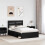 Berkfield Bed Frame with Headboard Black 120 x 190 cm Solid Pine Wood 3