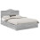 Berkfield Storage Bed Grey Sonoma 150 x 200 cm Engineered Wood 2