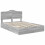 Berkfield Storage Bed Grey Sonoma 150 x 200 cm Engineered Wood 4
