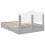 Berkfield Storage Bed Grey Sonoma 150 x 200 cm Engineered Wood 6