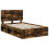 Berkfield Bed Frame Smoked Oak 120 x 200 cm Solid Pine Wood 4