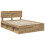 Berkfield Bed Frame Artisian Oak 150 x 200 cm Solid Pine Wood 4