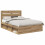 Berkfield Bed Frame Artisian Oak 150 x 200 cm Solid Pine Wood 2