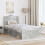 Berkfield Bed Frame Concerte Grey 90 x 190 cm Solid Pine Wood 3