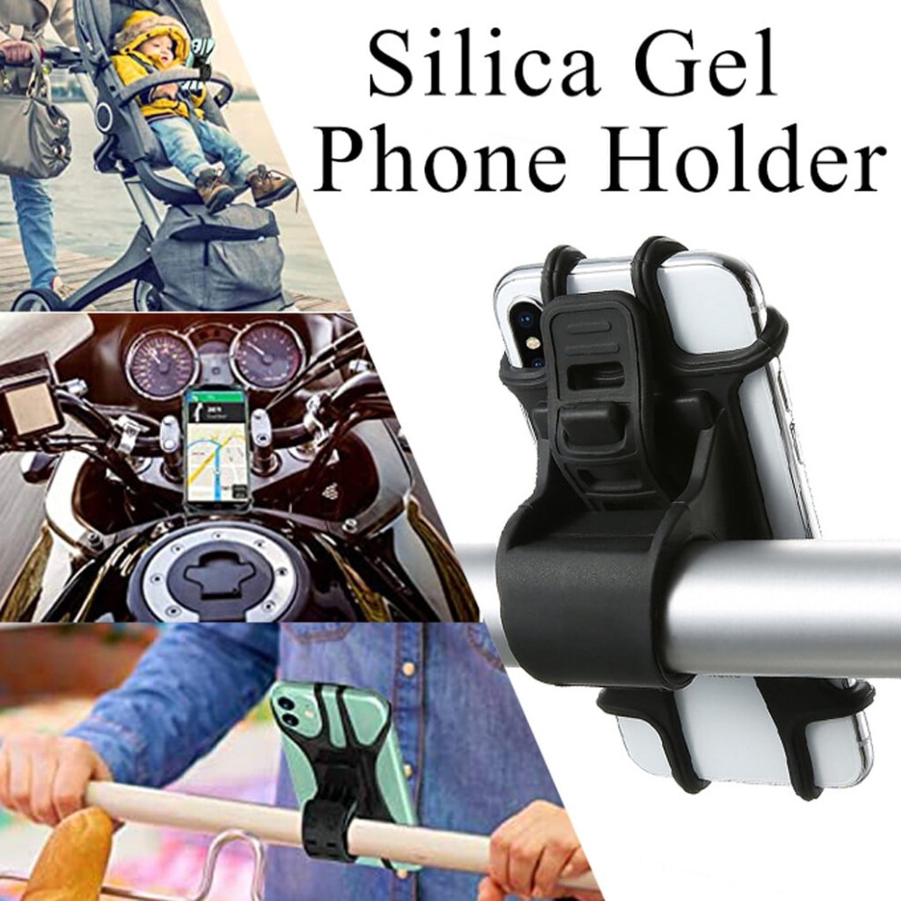Gnobogi Bicycle Accessories 2Pcs Silica Gel Bike Phone Mount Bicycle 9301715157111