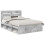 Berkfield Bed Frame Concerte Grey 150 x 200 cm Solid Pine Wood 2