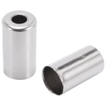100 buc capace de cablu Gaines, fixare frână Speed5mm, metalice, argintii, pentru bicicletă