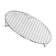 BBQ Net Hibachi Grill Grid Wire Cooling Rack Stainless Steel Grate Charcoal Portable Small Grilling