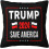 Housse de coussin décorative double face Trump2024, style ferme 1