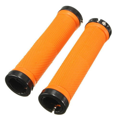 1 par cykelhåndtag BMX cykelstyrgreb orange