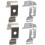 4er-Pack Grillfühlerhalter, Grillklemmen, Fleischthermometer, universell 1