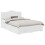 Berkfield Bed Frame with Headboard White 140 x 190 cm Engineered Wood 2