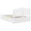 Berkfield Bed Frame with Headboard White 140 x 190 cm Engineered Wood 6