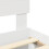 Berkfield Bed Frame with Headboard White 140 x 190 cm Engineered Wood 7
