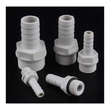 2pcs 3/4 Inch Male Garden Hose Connector 16mm Irrigation Hose Fitting Leakproof Quick Connection