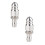 Xubond Sprinkler Head Dredging Stainless Steel High Pressure Nozzle Tools Silver 1