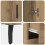 Berkfield Highboard with Drawer 2 pcs Artisan Oak Engineered Wood 7