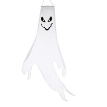 Halloween-tuulisukat 47,2" valkoisilla LED-valoketjuilla, paristokäyttöiset, vedenpitävät, ulkokoristeet, pikatarjoukset