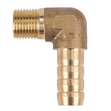 Raccord coudé à 90 en laiton avec filetage mâle 3/8" pour tuyau de 8 mm
