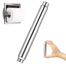 RustProof Stainless Steel Toilet Paper Holder Spring Rod Replacement, Universal Fit Quick Install (1 Pc)