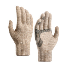 Winterhandschuhe mit doppellagigem Futter aus arktischem Samt, Touchscreen-Funktion an den Fingern und hervorragender Wärmeregulierung für Damen